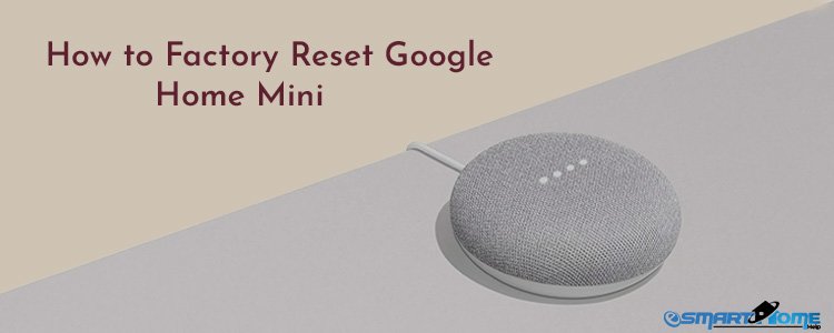 Factory Reset Google Home Mini